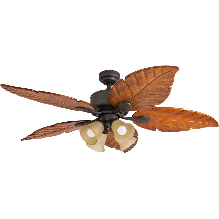 Palm Coast Island Breeze 52in Bronze LED Indoor Commercial Ceiling Fan