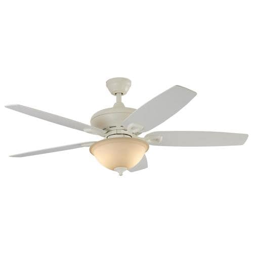 Harbor Breeze Coastal Creek 52-in White Indoor Ceiling Fan With Light 