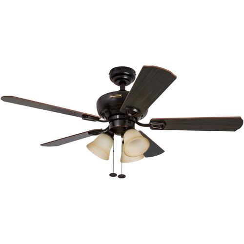 Honeywell Springhill 44 In Oil Rubbed Bronze Indoor Ceiling