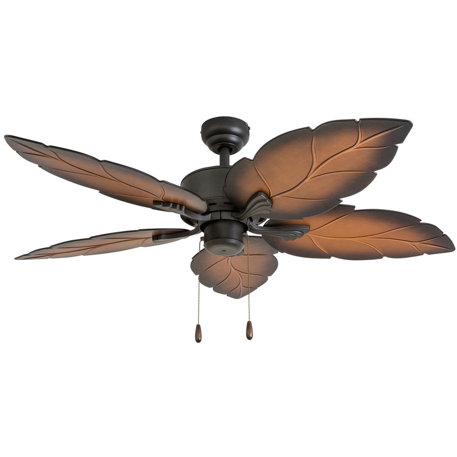 Palm Coast Bonterra 52-in Tropical Bronze Indoor Ceiling ...