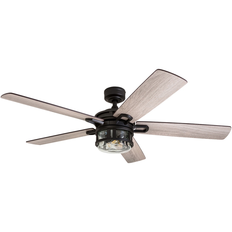 Honeywell Bonterra 52 In Matte Black Led Indoor Ceiling Fan With