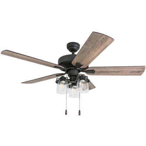 Palm Coast North Point 52 In Antique Bronze Led Indoor Ceiling Fan