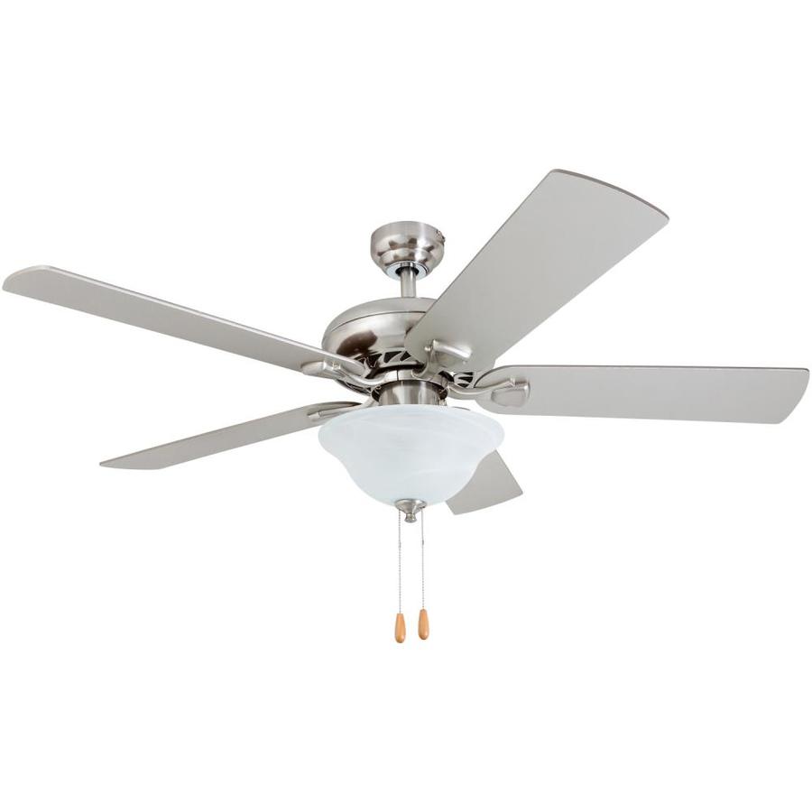 Palm Coast Debra 52 In Brushed Nickel Led Indoor Ceiling Fan