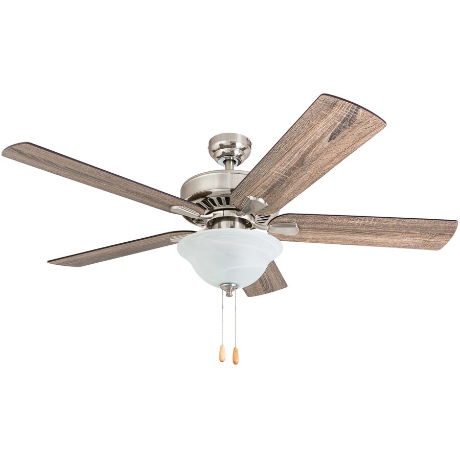 Palm Coast Ingram Creek 52in Brushed Nickel LED Indoor Ceiling Fan