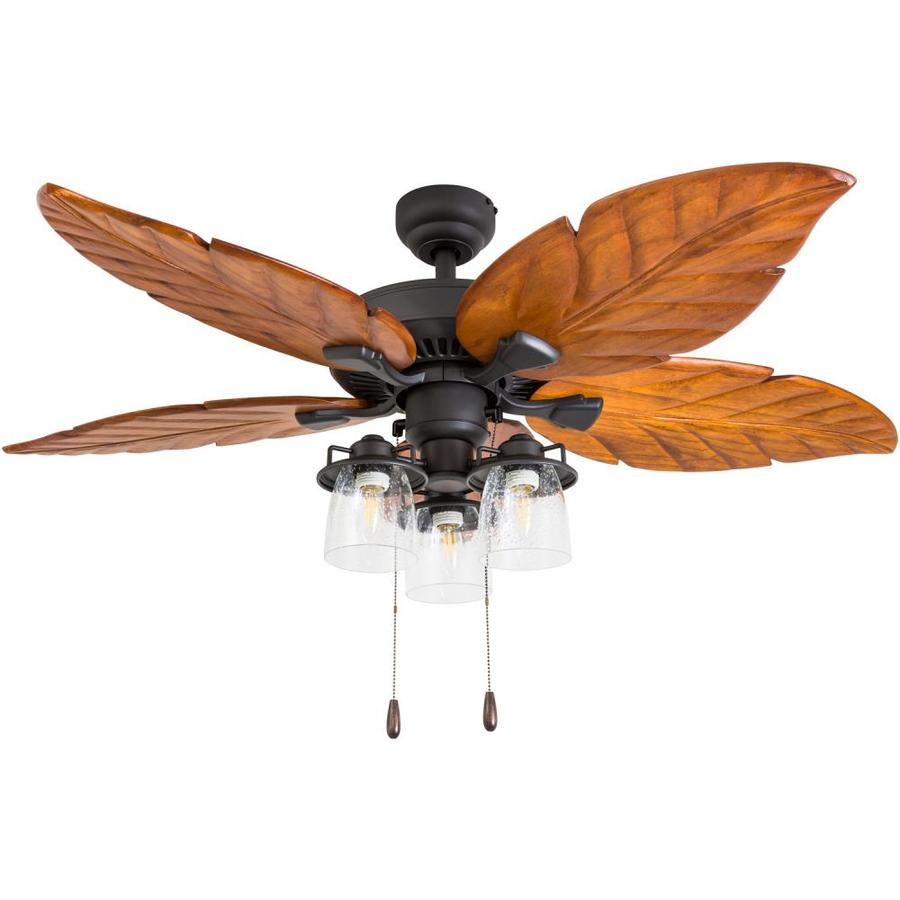Palm Coast Eagle River 52 In Antique Bronze Led Indoor Ceiling Fan