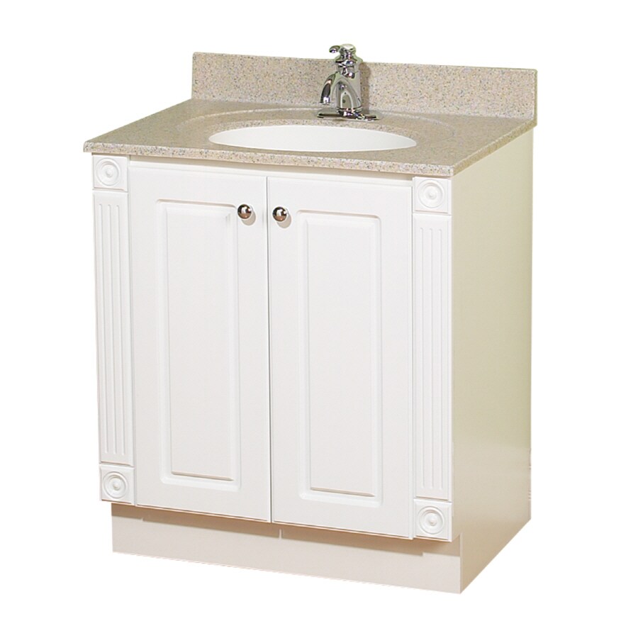 Magick Woods 30" White Premiere Traditional Bath Vanity in the Bathroom