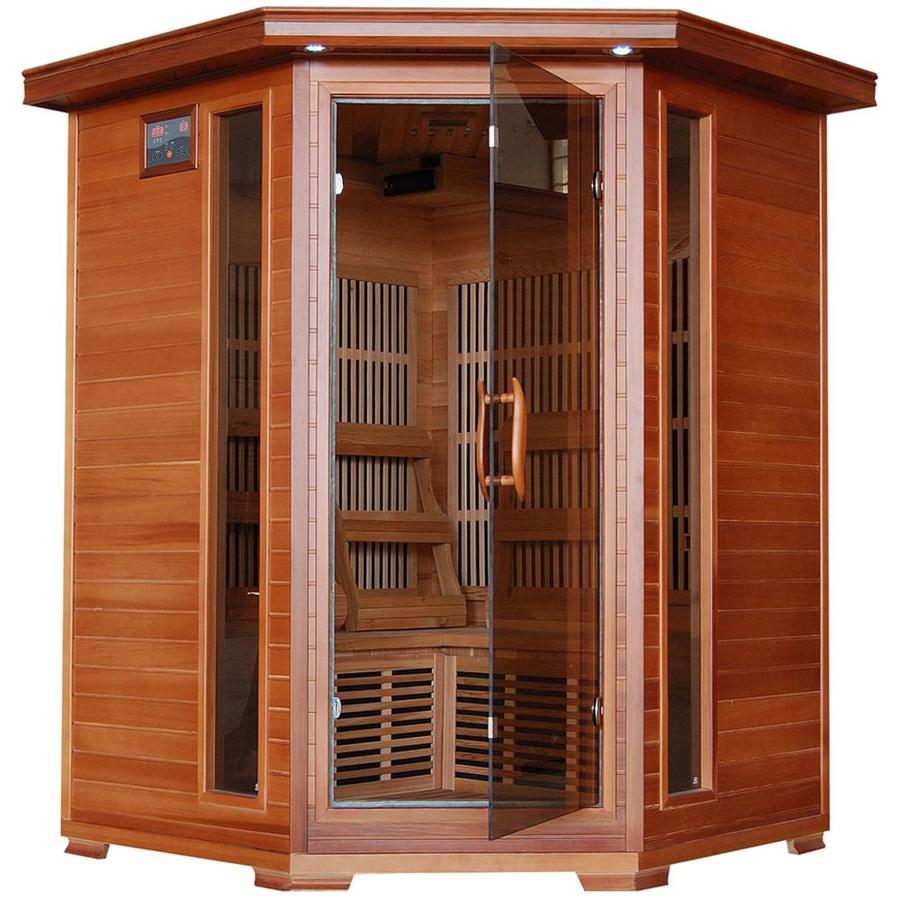 Shop Radiant 75in H x 53in W x 53in D Western Cedar Sauna at