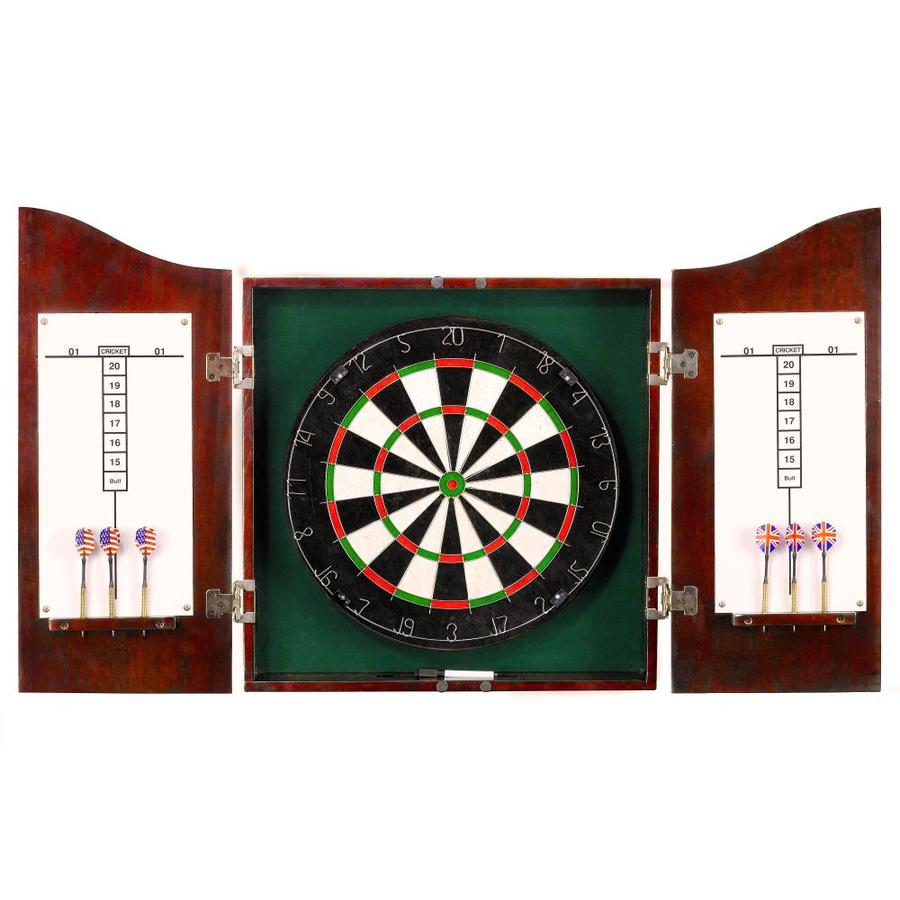 Hathaway Centerpoint 25 5 In Black Composite Dartboard Cabi At