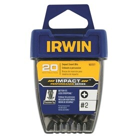 IRWIN 20-Piece 1/4-in x 1-in Phillips Impact Driver Bit