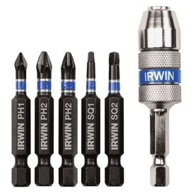 IRWIN 6-Piece Impact Driver Bit Set