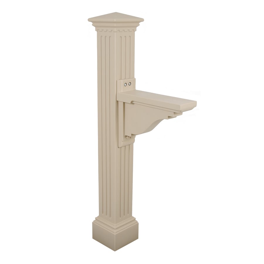 Mayne 5852-C Manchester Clay Mailbox Post