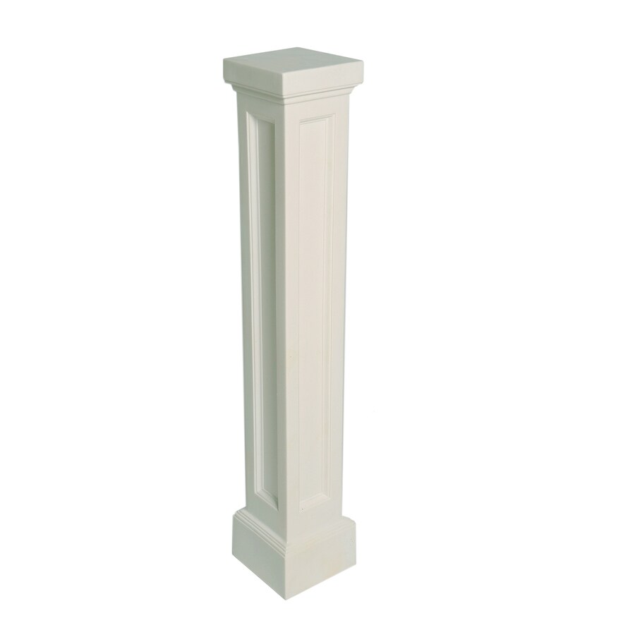 Mayne 581700000 Bradford 4 x 4 White Polymer Mailbox Post