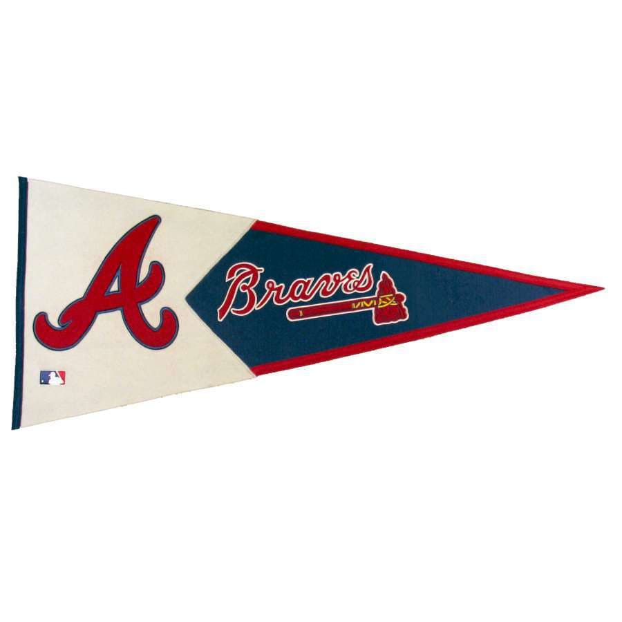 Buy Atlanta Braves Wool Pennant (Throwback Design)