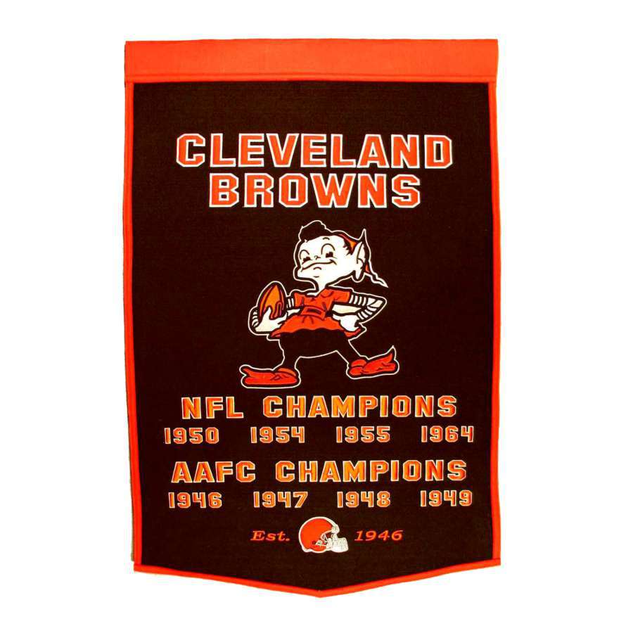 Winning Streak Cleveland Browns Banner at