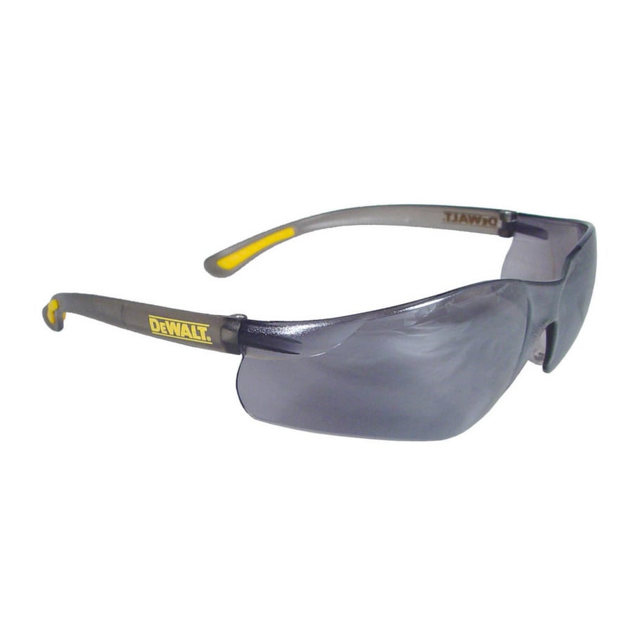DeWALT Radius Safety Glasses with Silver Mirror Lens Black Frame 