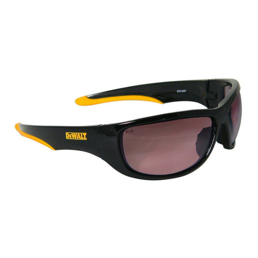 DEWALT Black Plastic Frame with Gradient Lens Dominator Safety Glasses in the Eye Protection