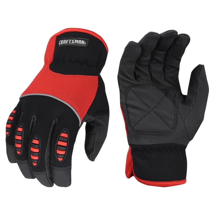 Craftsman Acrylic Lined Cold Weather Glove Red//Black