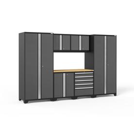 Save On New Age Garage Cabinets At Lowes Newage Products Pro 3 0 128 In W X 85 H Jet Black Frames