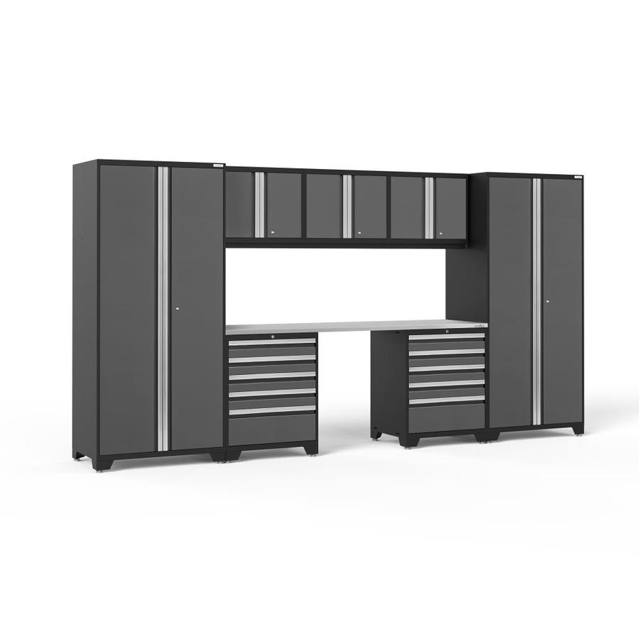 Write A Review About Newage Products Pro 3 0 256 In W X 83 25 H Newage Products Pro 3 0 256 In W X 83 25 H Platinum Steel Garage