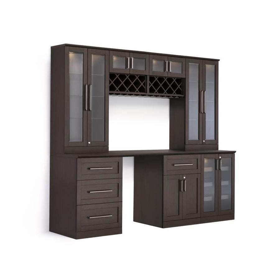 Newage Products Home Bar 96 In X 85 In Rectangle Cabinet Bar At