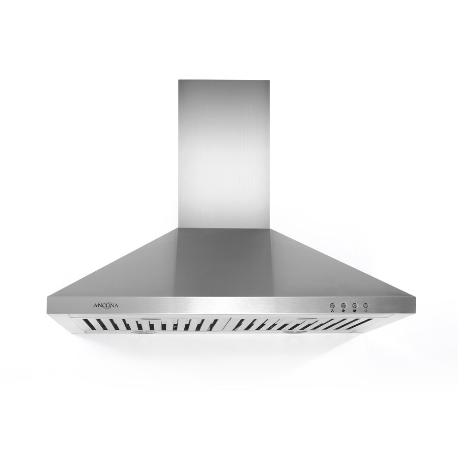 Ancona Convertible Stainless Steel Wall Mounted Range Hood Common