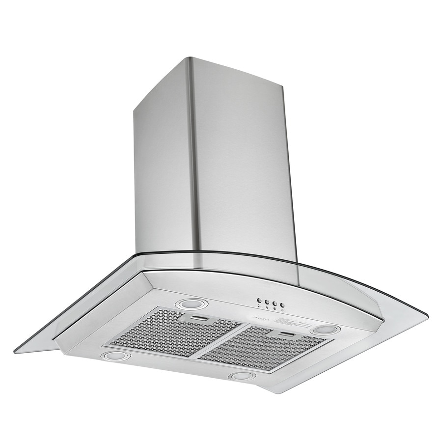 Ancona 30 In Convertible Stainless Steel Island Range Hood Common 30   676195932275 