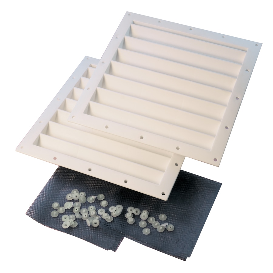 ShelterLogic 10031 White Polyurethane Storage Shed Vent Kit