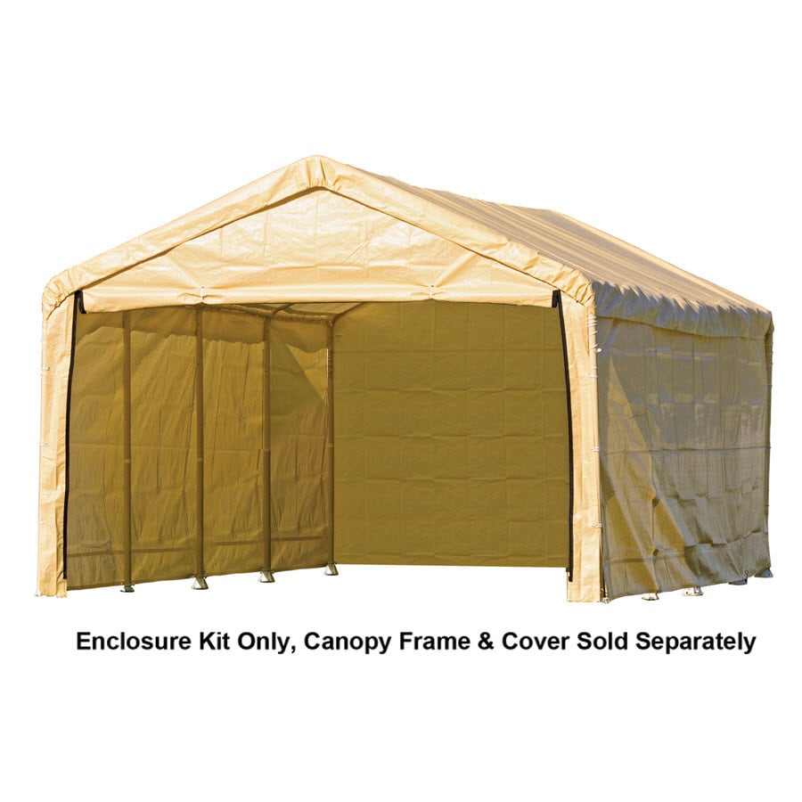 ShelterLogic 29776 Tan Polyethylene Storage Shed Enclosure Kit