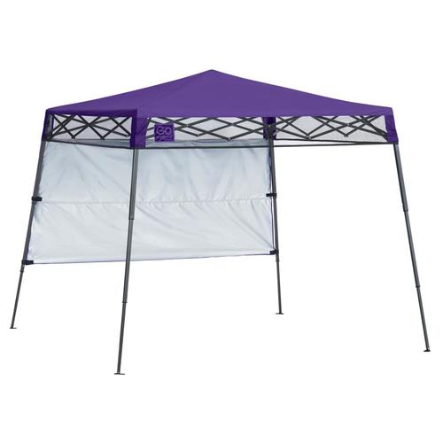 Quik Shade 7.08ft L Square Purple Popup Canopy in the Canopies