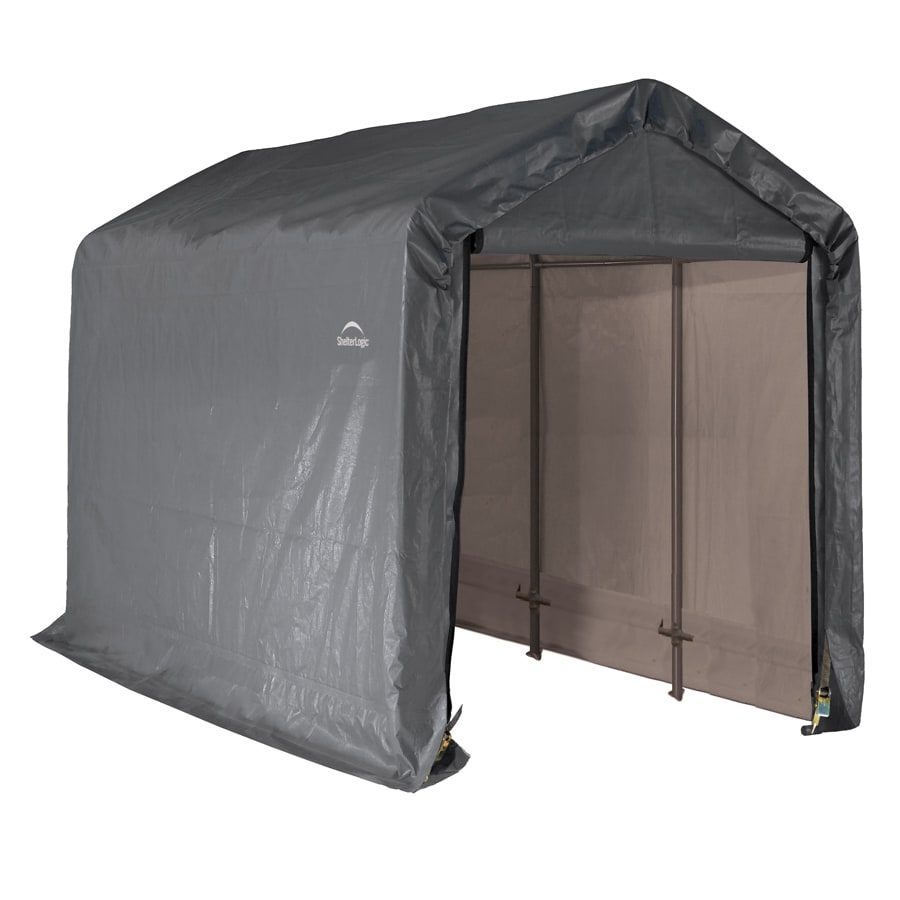 Shop ShelterLogic 6-ft x 12-ft Polyethylene Canopy Storage 