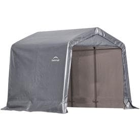 UPC 677599704239 product image for ShelterLogic 8 x 8 Peak Style Canopy Storage Shed | upcitemdb.com