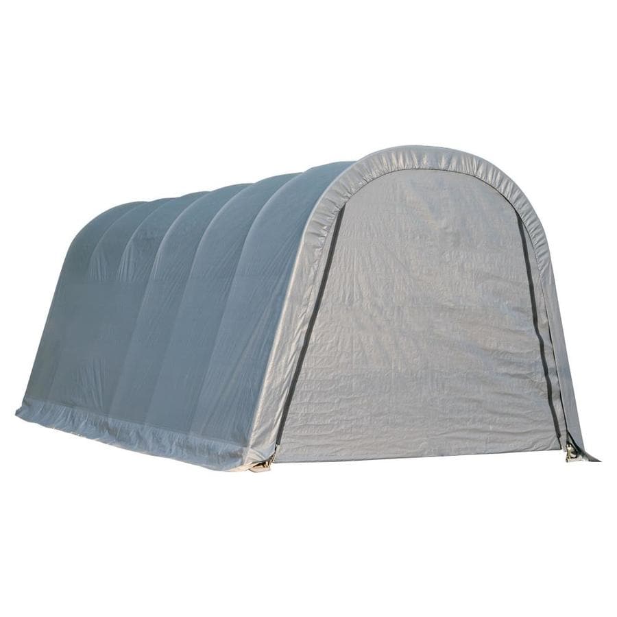 ShelterLogic 12ft x 20ft Polyethylene Canopy Storage Shelter at
