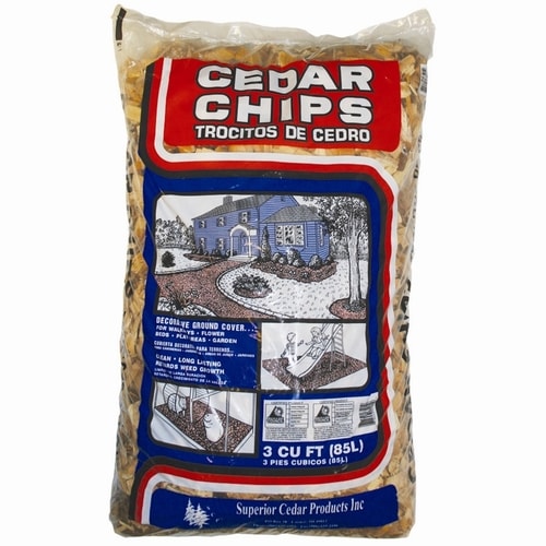 3cu ft Natural Cedar Cedar Chips in the Bagged Mulch department at