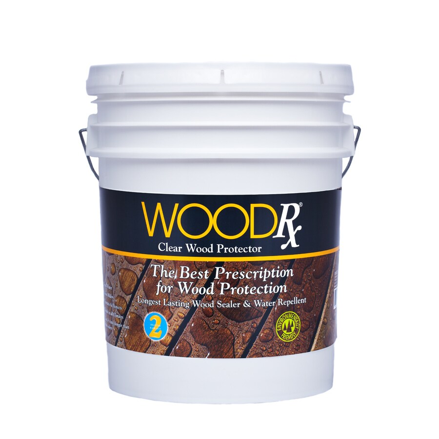 WoodRx Clear Exterior Stain (Actual Net Contents 640fl oz) in the