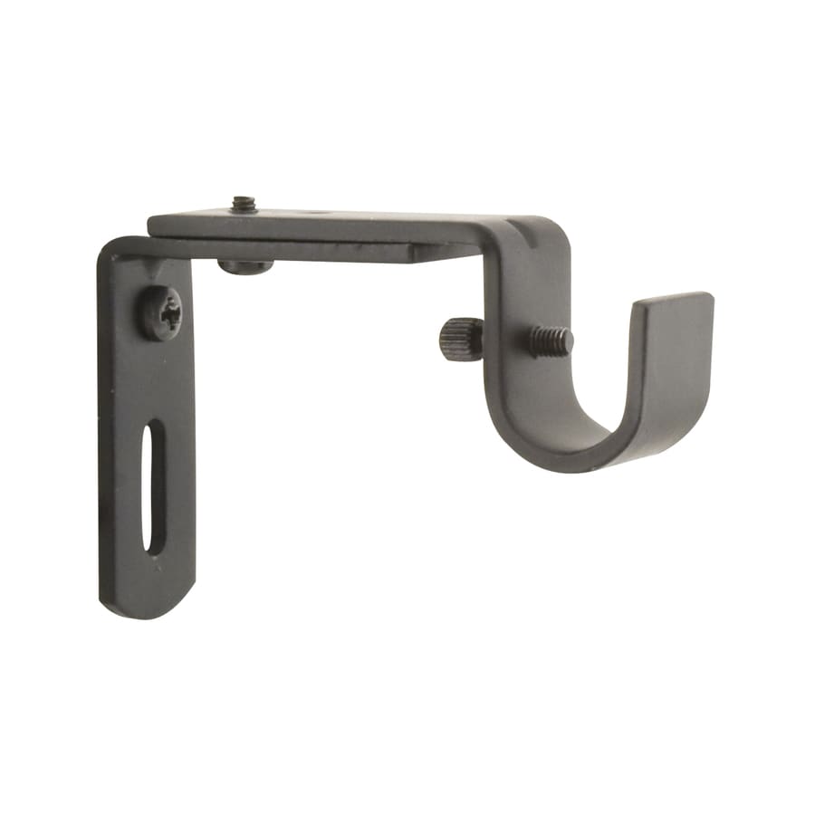 recessed curtain brackets