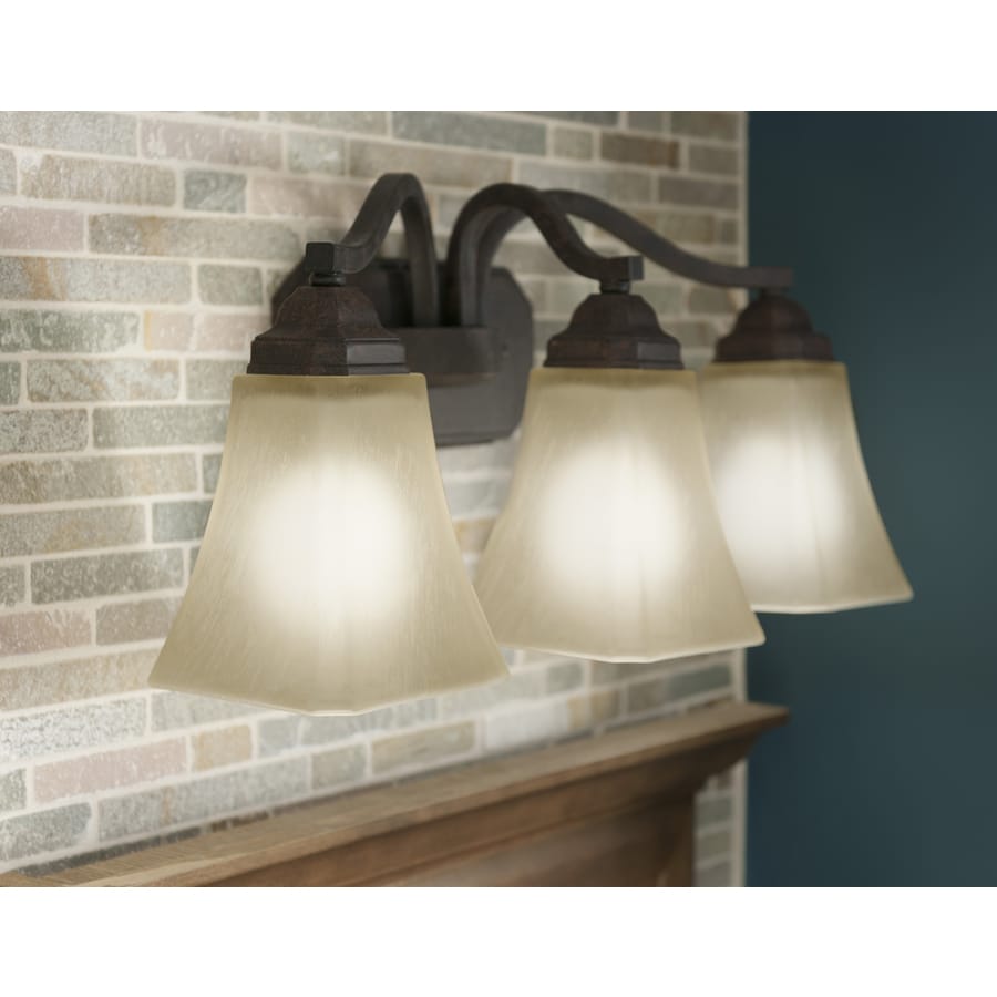 Portfolio 3 Light T Oil Rubbed Bronze Bathroom Vanity At Oil Rubbed Bronze Bathroom Vanity Light