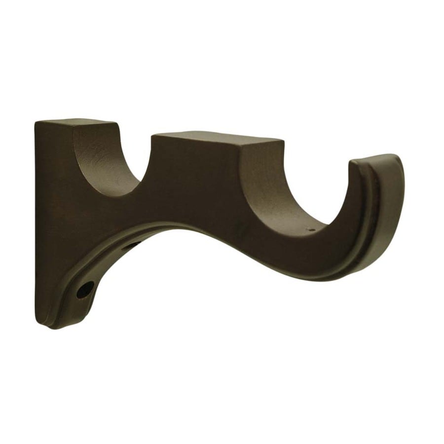 wood curtain brackets