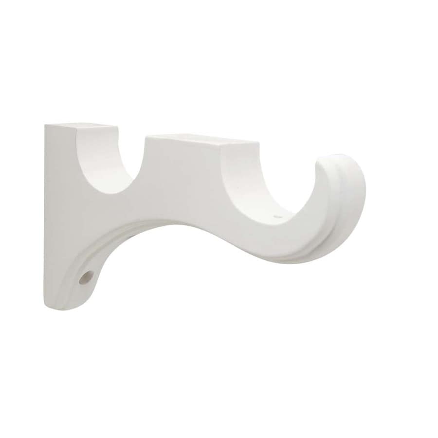 double curtain rod brackets