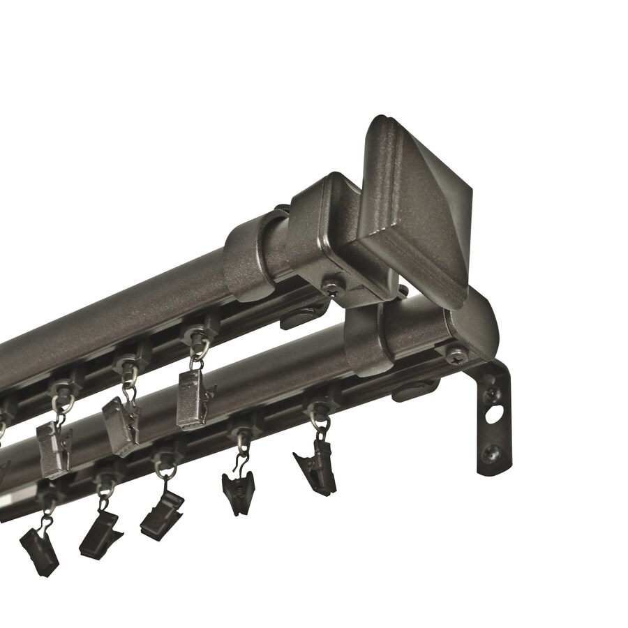 Style Selections 28in to 48in Metal Traverse Curtain Rod at