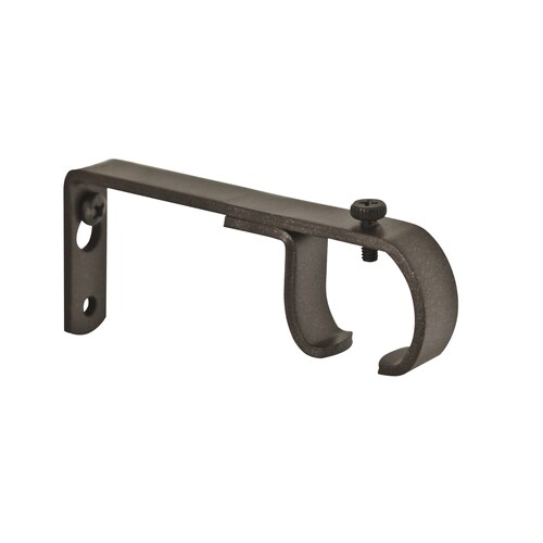 Style Selections Metal Single Curtain Rod Bracket at