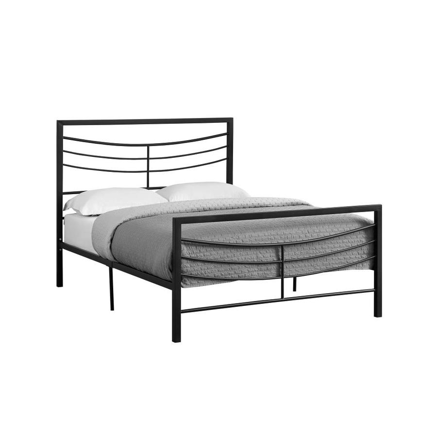 Monarch Specialties Black Full Bed Frame At Lowes.com