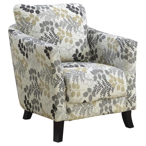 Monarch Specialties Modern Beige Accent Chair in the Chairs department