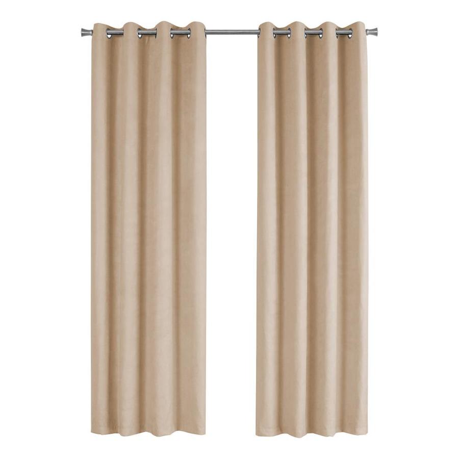 Monarch Specialties 95 In Beige Micro Suede Polyester Room