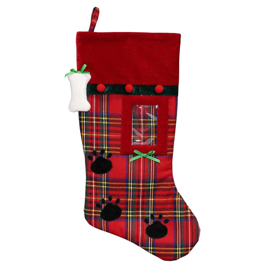 Holiday Living 19-in Pet Christmas Stocking at Lowes.com