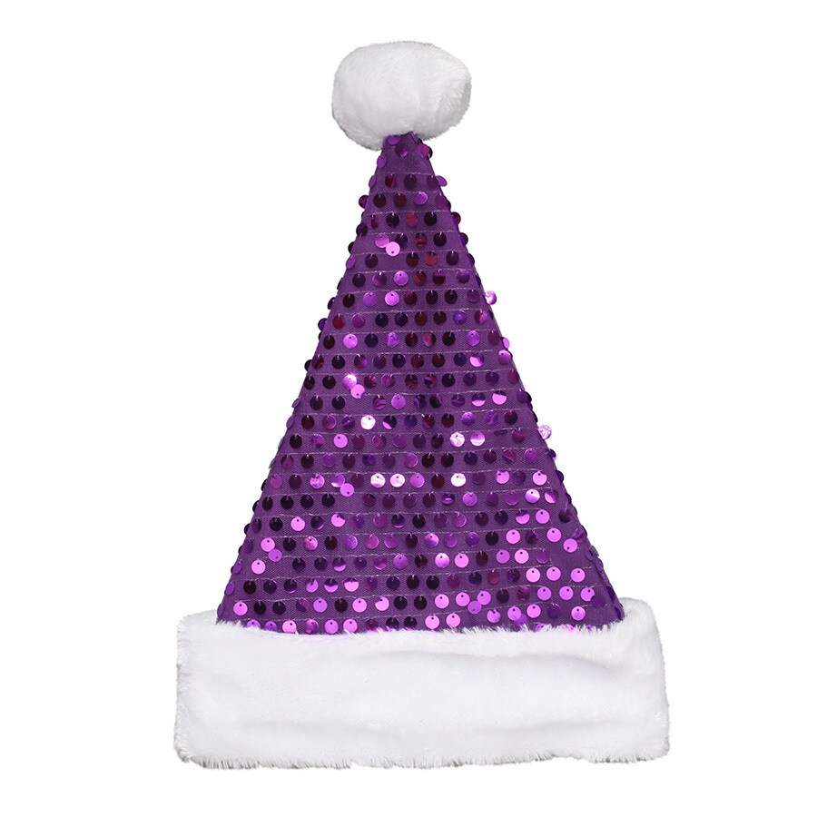 shop holiday living purple velvet traditional santa hat at shop holiday living purple velvet traditional santa hat at