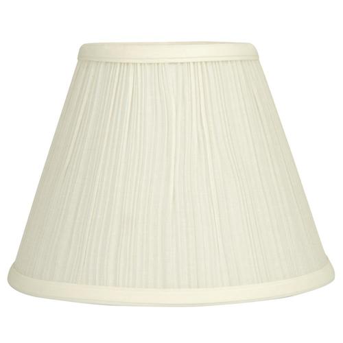 Design Trends 10 H Natural Pleated Clip On Lamp Shade At Lowes Com