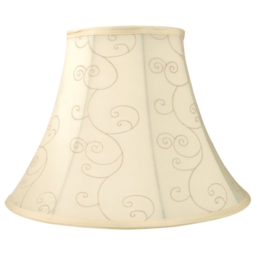 Lamp Shades At Com Display Reviews For 12 5 In X 17 Beige Fabric Bell Lamp Shade