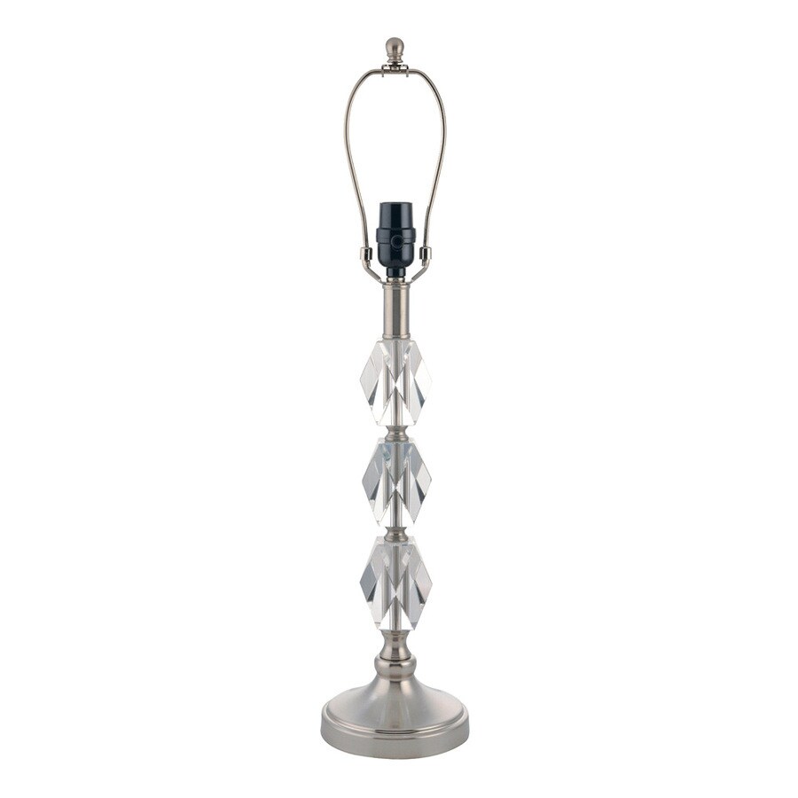 Allen Roth 25 75 In Brushed Nickel Lamp Base At Com Allen Roth 25 75 In Brushed Nickel Lamp Base