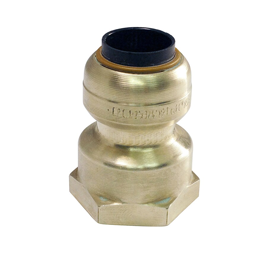 Blue Hawk 1/2-in x 3/4-in Push-Fit Female Adapter in the Push Fittings ...