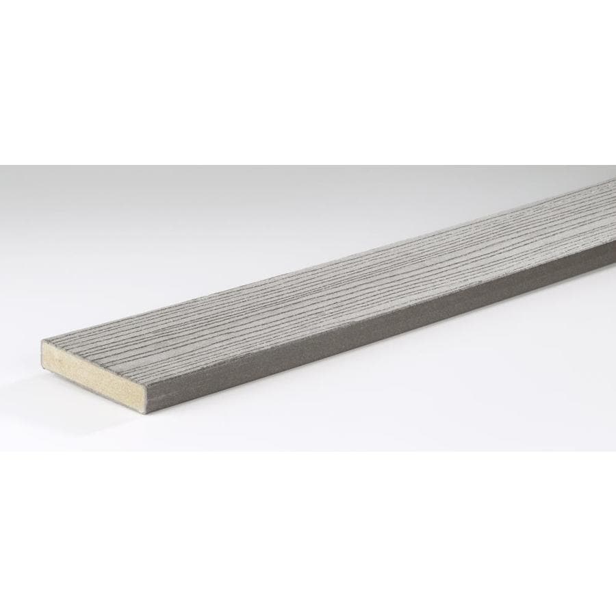 TimberTech TwinFinish 16ft Gray Composite Deck Board at